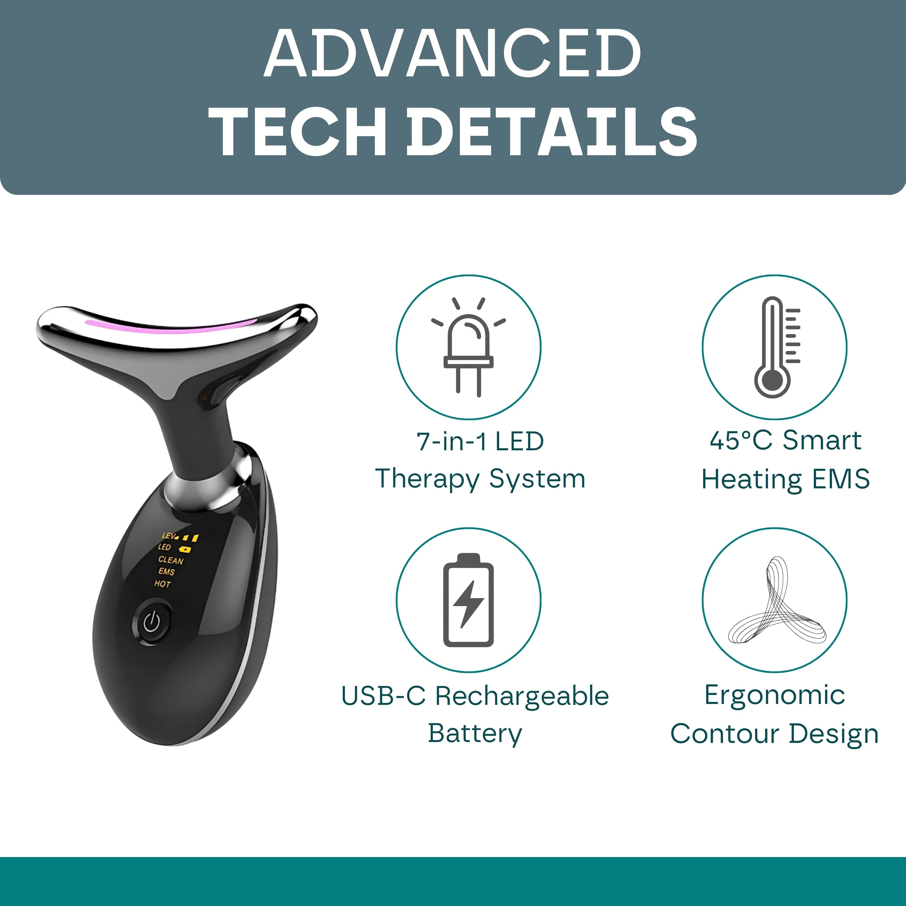 Luminé 7-in-1 LED Facial Sculptor – Elevate Your Skincare