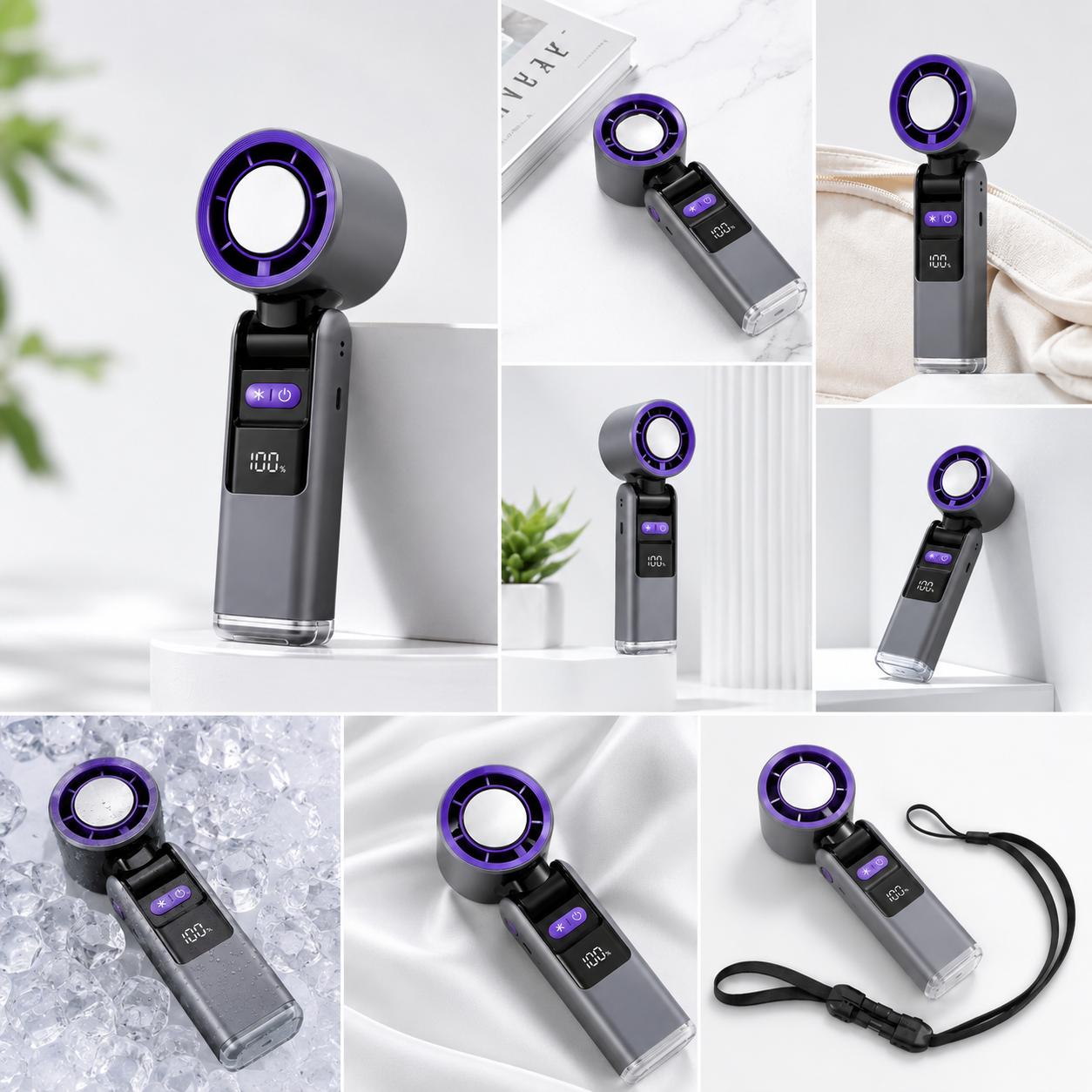 Puralex Portable Turbo Fan with Cooling Plate