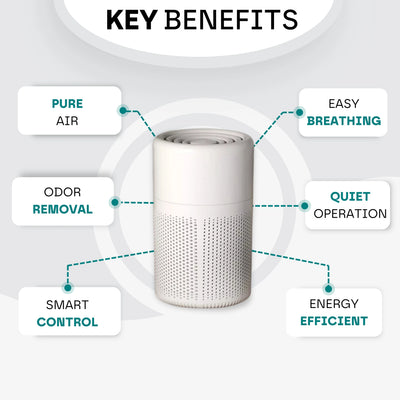 Compact Air Purifier - Improves Quality of Life
