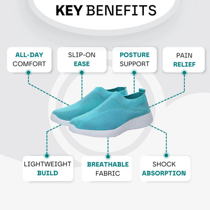 Women’s Orthopedic Slip-On Trainers – Ultimate Comfort & Support