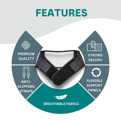 Premium Back Pain Support Belt: No More Back Pain