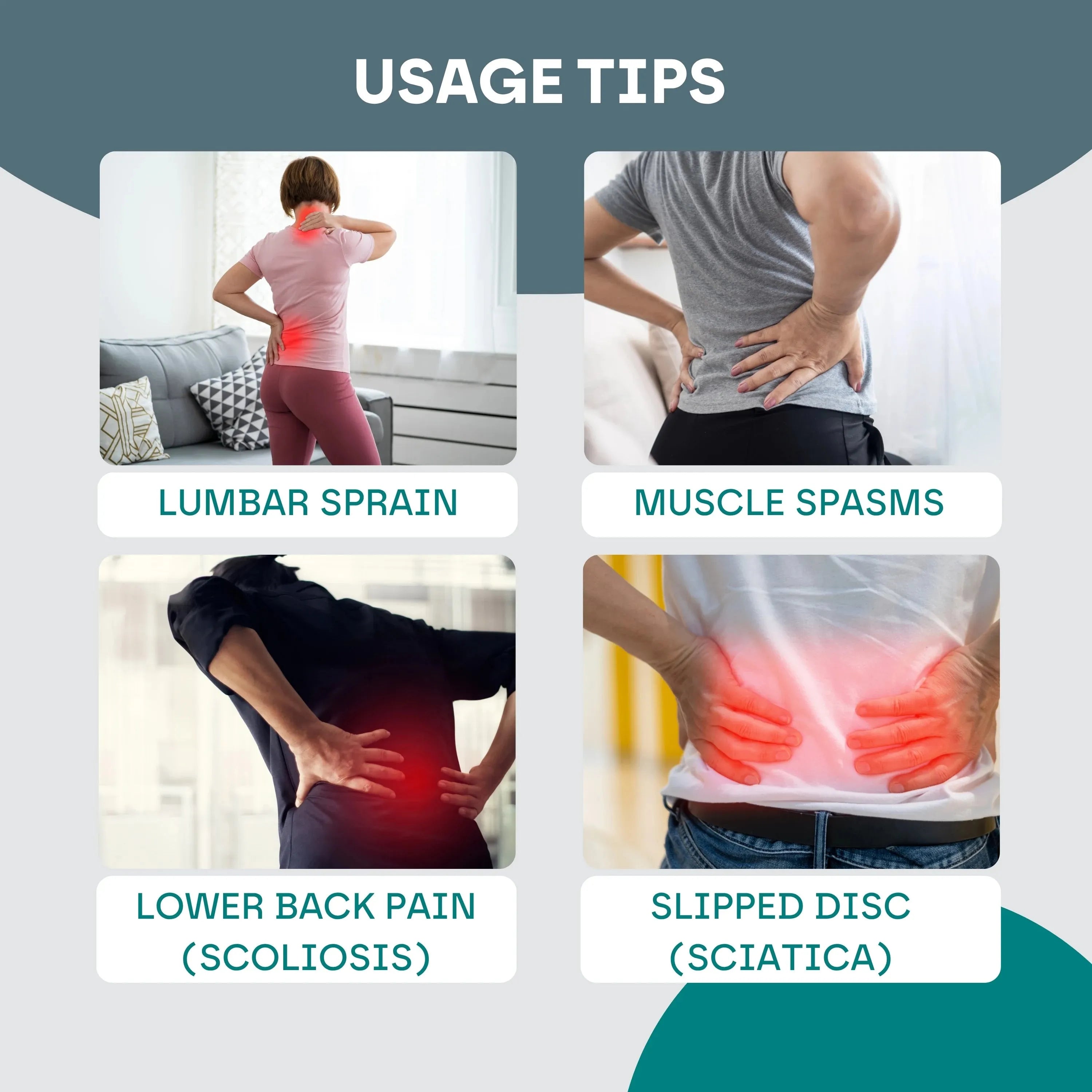 Premium Back Pain Support Belt: No More Back Pain