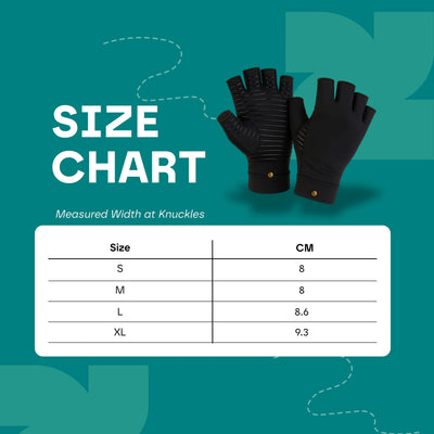 Premium Copper Infused Arthritis Gloves: No More Pain