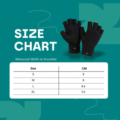 Premium Copper Infused Arthritis Gloves: No More Pain