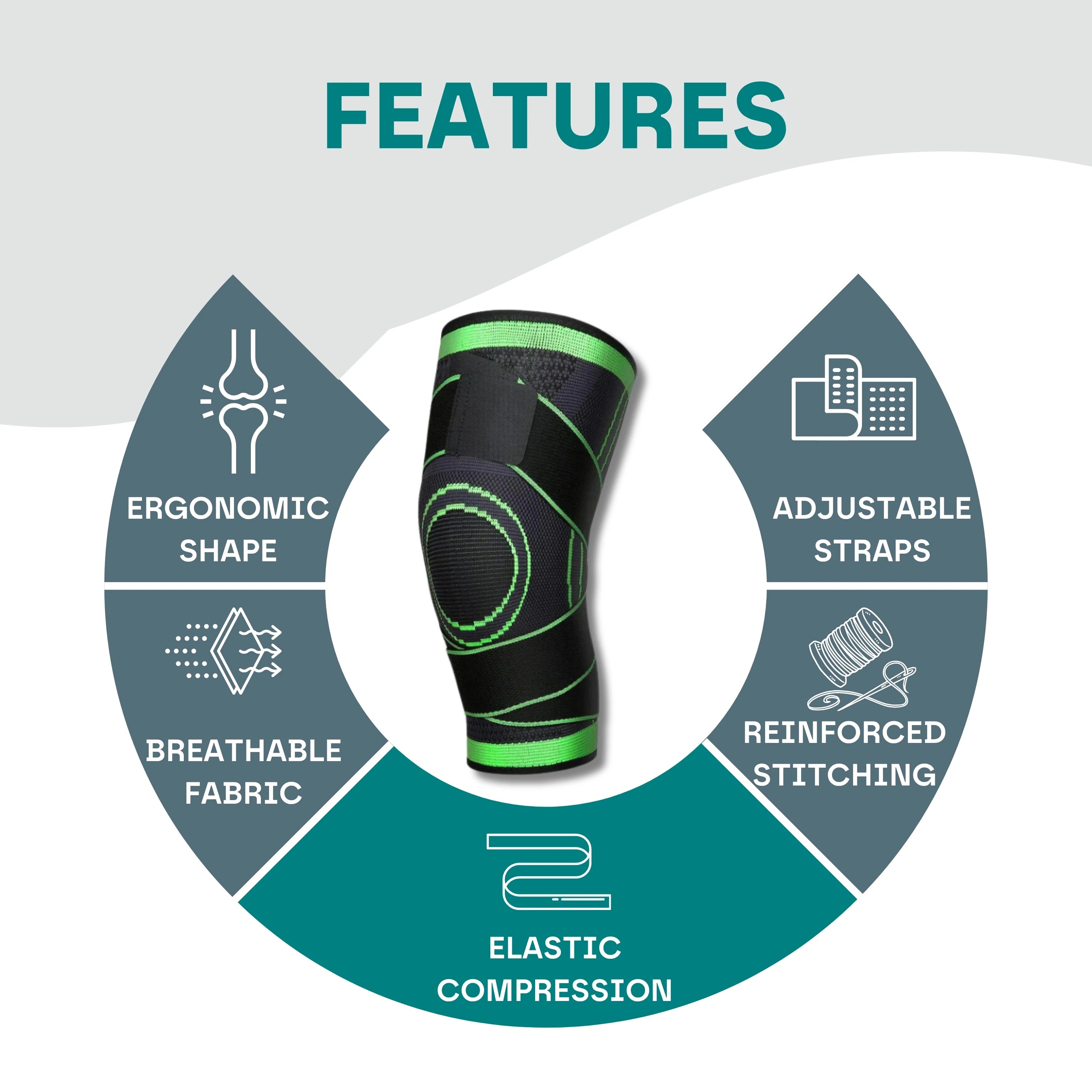 Premium Knee Support Brace: No More Knee Pain