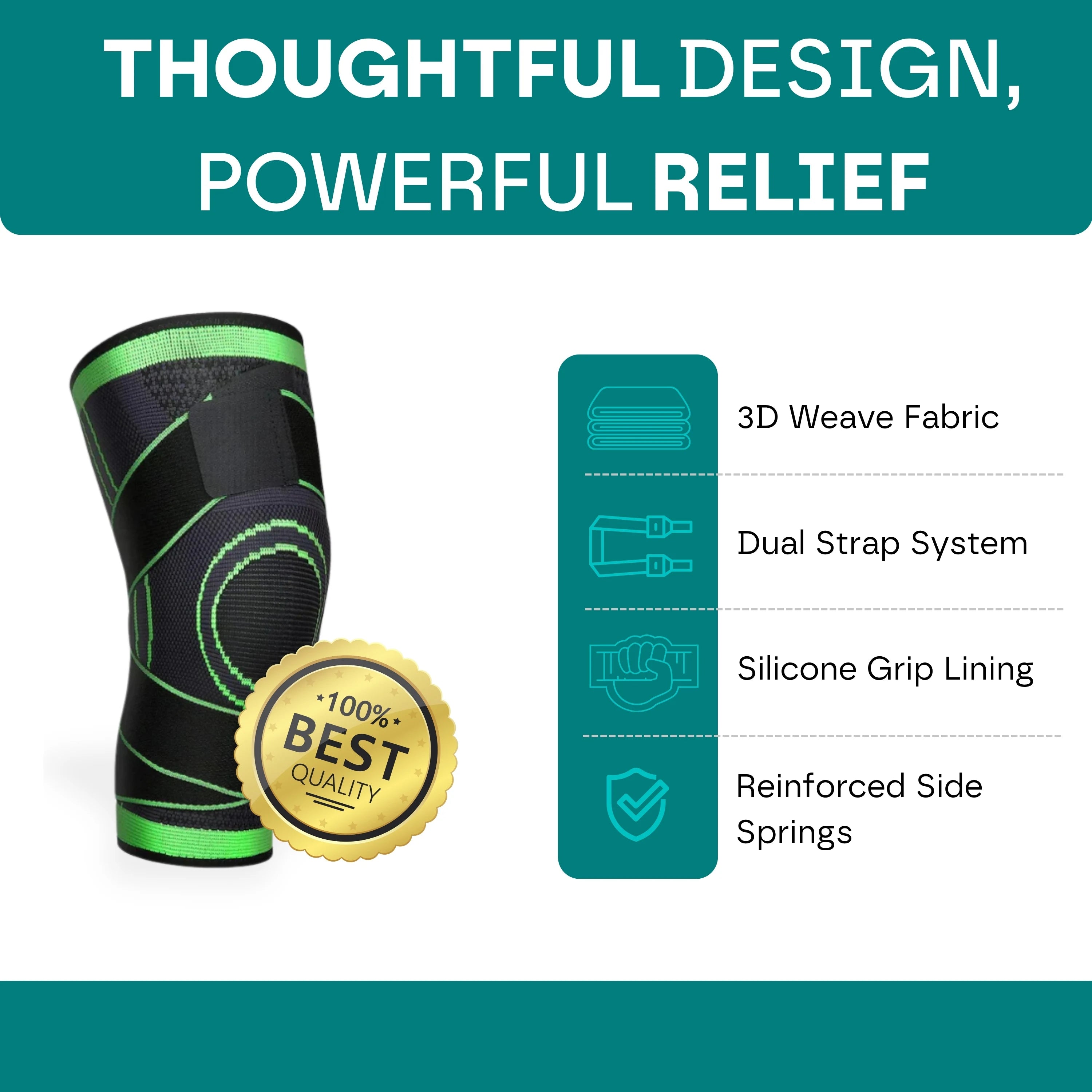Premium Knee Support Brace: No More Knee Pain