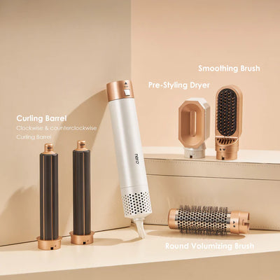 Premium 5 in 1 Hair Styler Pro V2 [Auto Curler & 1 Year Warranty]