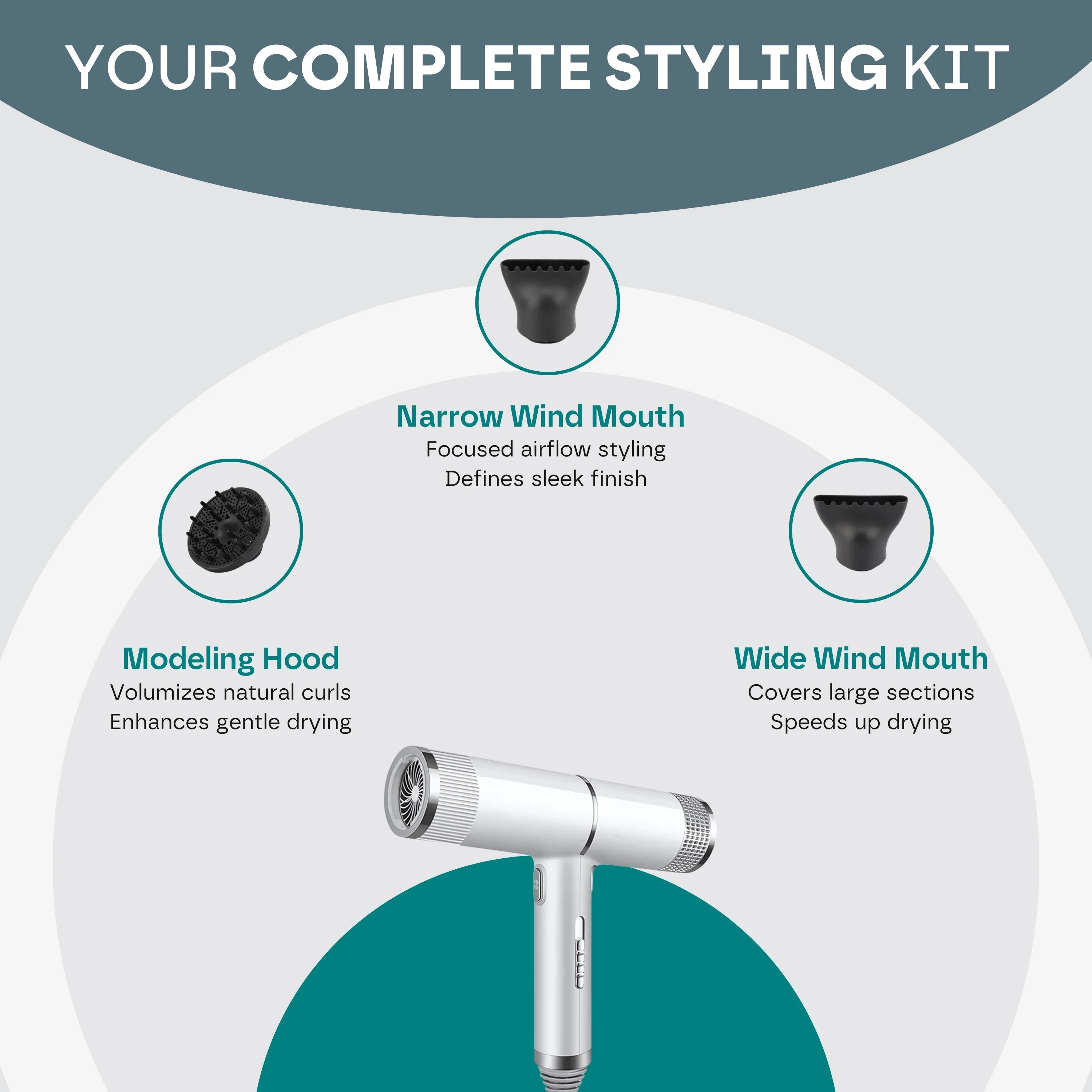 Premium & Professional Hair Dryer [Free 1 Year Warranty]