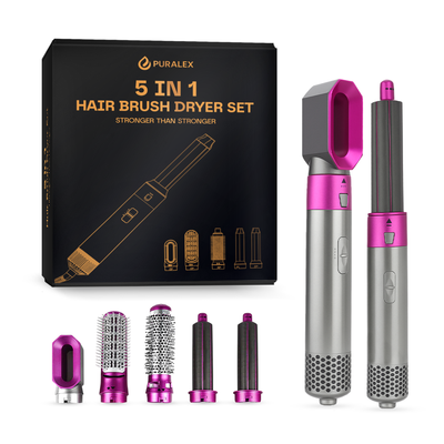 Premium 5 in 1 Hair Styler Pro V2 [Auto Curler & 1 Year Warranty]