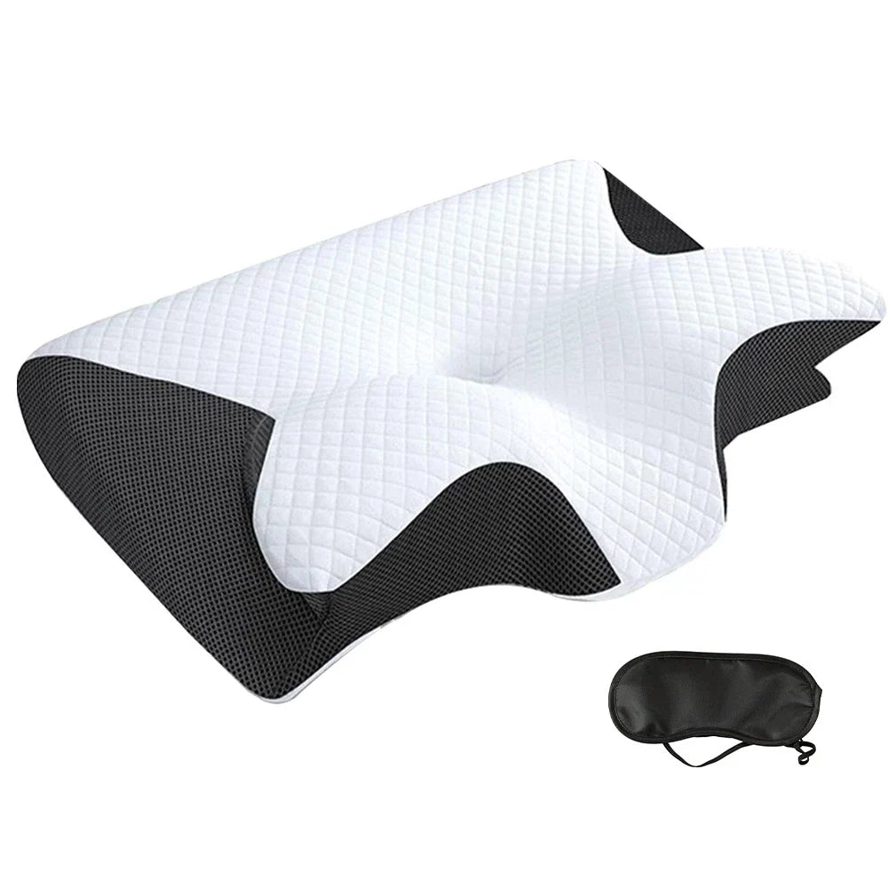 Ergonomic Memory Foam Pillow – Cervical, Neck and Shoulder Orthopedic Support